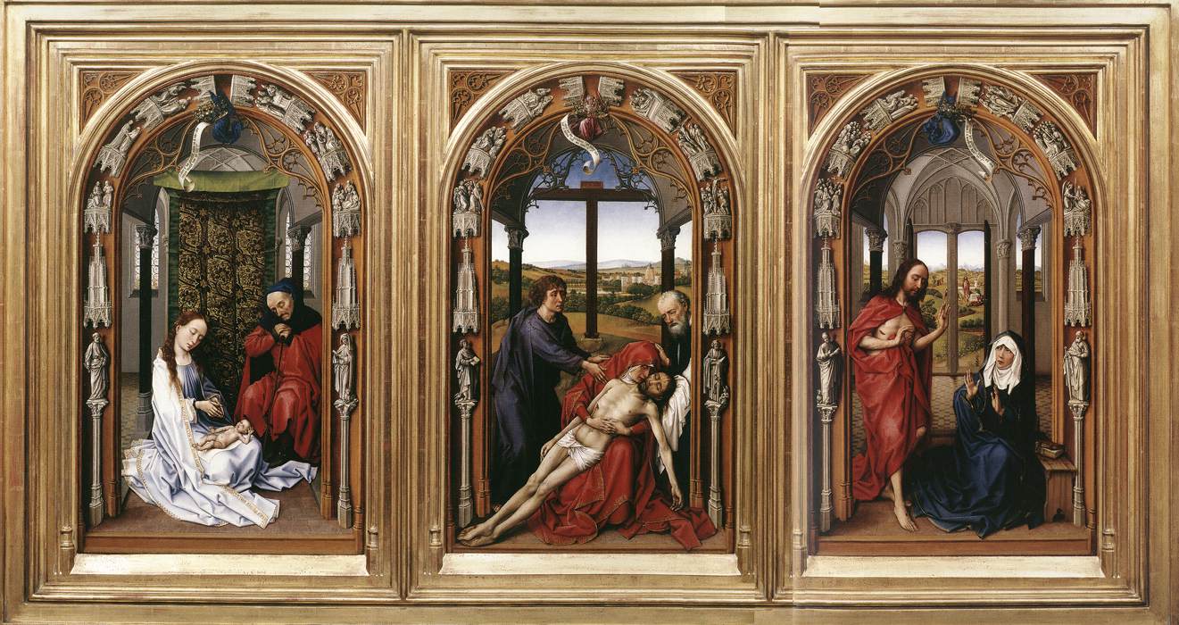 Rogier van der Weyden Miraflores Altarpiece